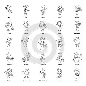 Pack Of Avatars Cartoon Icons