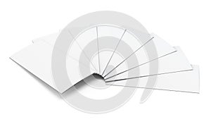 Pack of booklets on a white background.