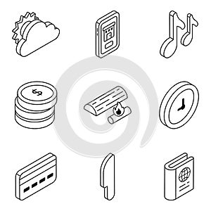 Pack of Camping and Travel Linear Icons