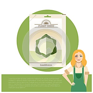 Pack of Cauliflower seeds icon