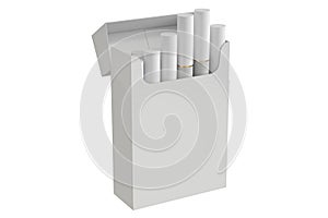 Pack of cigarettes, 3D rendering