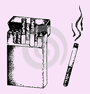 Pack of the cigarettes