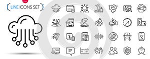 Pack of Coins, Wallet money and Seo analytics line icons. Pictogram icon. Vector