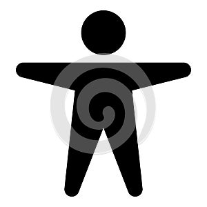 Accessibility vector icon.