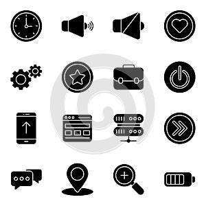 Pack of Data and Security Solid Icons