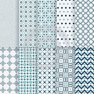 Pack of decorative vector patterns.