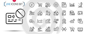 Pack of Discount, Loan percent and Success business line icons. Pictogram icon. Vector