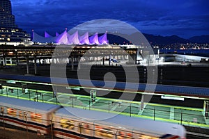 A pack on the edge of False creek