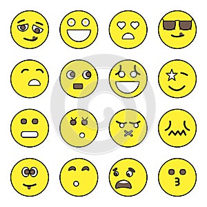 Pack of Emotag Characters Icons