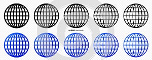 Pack globe icons 1