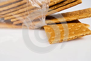 Pack of graham crackers photo