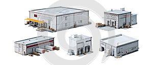 Pack of HighVoltage Power Transformers IndustrialGrade Solutions set against transparent background