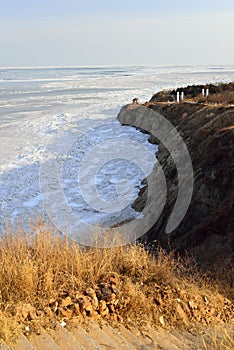 Pack Ice along China's Bohai Sea