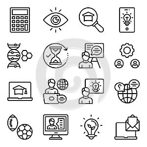 Pack of Learning Linear Icons