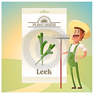 Pack of Leek seeds icon