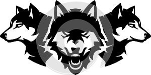 Pack of Wolves, Team Mascot Animal Set