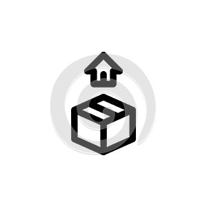 Package Arrived at Home Icon