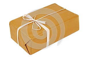 Package brown isolated