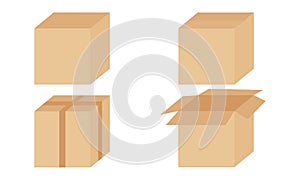 package cardboard illustration2