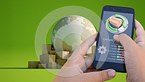 Package delivery control app