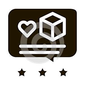package delivery estimate icon Vector Glyph Illustration