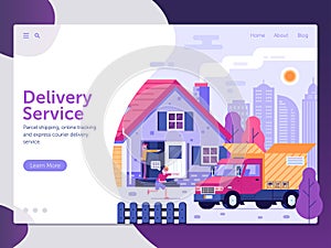 Package Delivery Service Landing Page