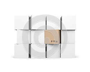 Package. Different concept