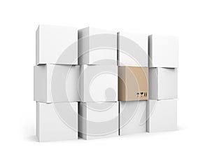 Package. Different concept