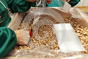 package of dried porcini mushrooms