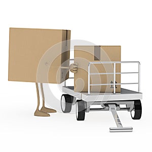 Package figure load trolley