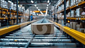 Package Handling at Large Warehouse Fulfillment Center using Conveyor Belt