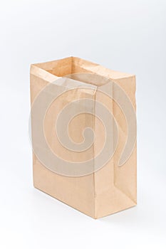 Package for products on white background. fast food