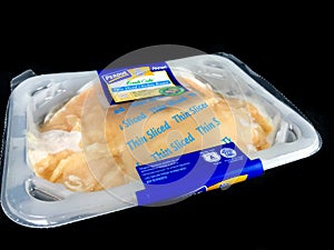 Package of Purdue Thin Sliced Chicken Breast.