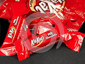 Package of Small Individually Wrapped Kit Kat Bars
