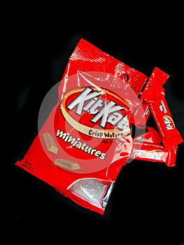 Package of Small Individually Wrapped Kit Kat Bars