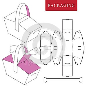 Package template picnic concept