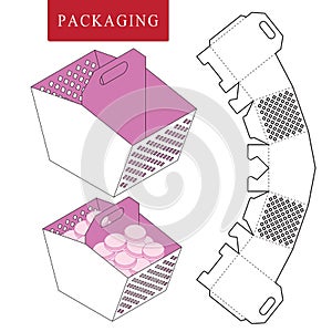 Package template picnic concept