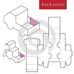 Package template transportation concept.