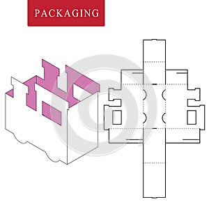 Package template transportation concept.Package Template.
