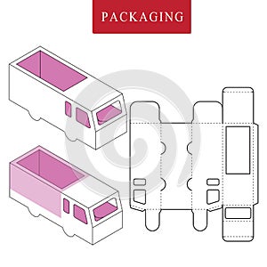 Package template transportation concept.Package Template.