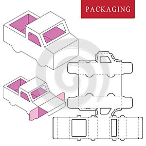 Package template transportation concept.Package Template.