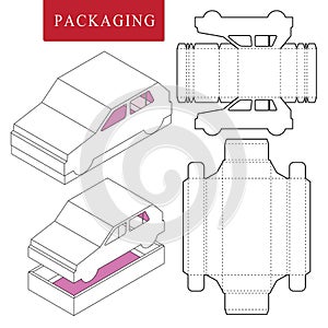 Package template transportation concept.Package Template.