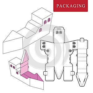 Package template transportation concept.Package Template.