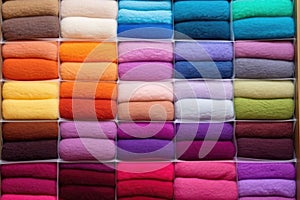package of wool felts in variety colors