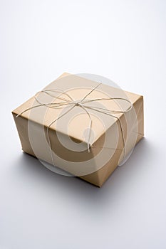 Package Wrapped In Brown Paper