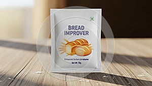 Packaged bread improver for enhancing baking quality and texture