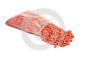 Packaged gina bean seed in package photo