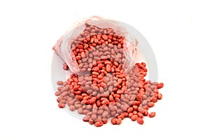 Packaged gina bean seed in package photo