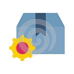 Packages Settings Isolated Vector icon which can easily modify or edit