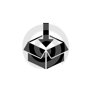 Packaging Box Flat Vector Icon